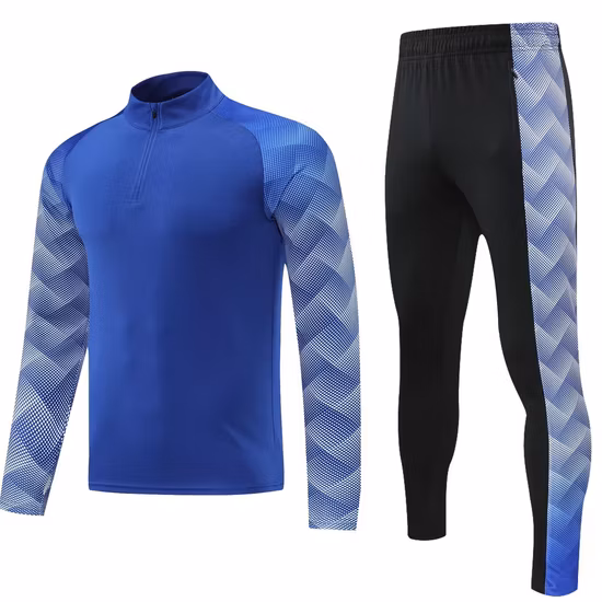 卸売スプライスカラーサイドストライプジッパーフットボールパーカートラックスーツメンズフード付きジョギングトラックスーツ