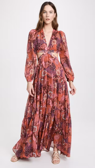 工場卸売婦人服カジュアルドレス、セクシーでエレガントな女性長袖マキシドレス、サマードレス婦人服