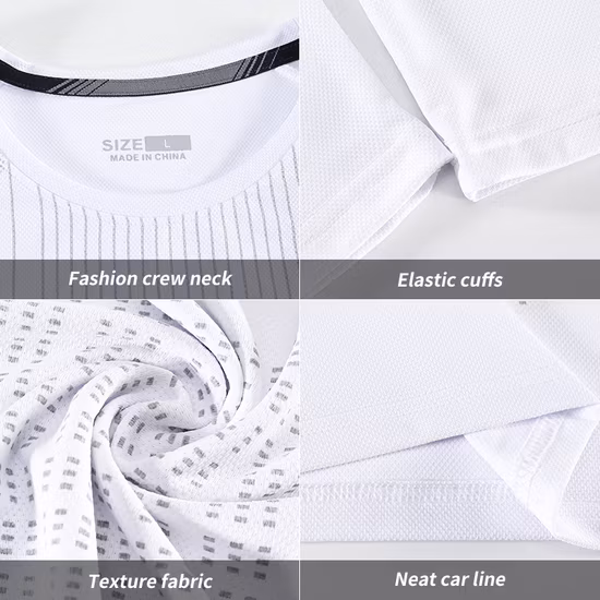 卸売 Tシャツ 89% ポリエステル 11% スパンデックスメンズスポーツウェアシンプルなカスタムロゴ Tシャツメンズ Tシャツ